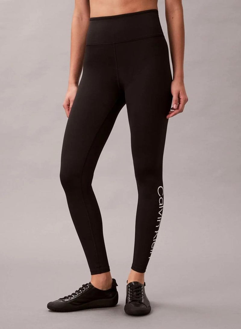 CALVIN KLEIN Quick-Dry High-Rise 7/8 Gym Leggings - Image 2