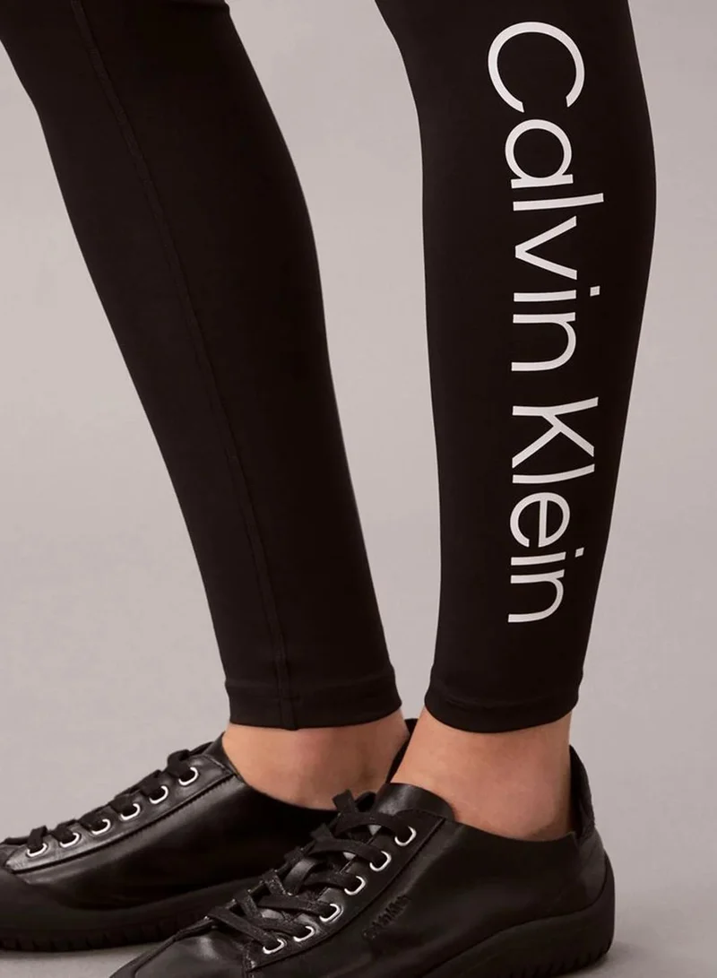 Calvin Klein black Quick-Dry High-Rise 7/8 Gym Leggings for Women | Best Price UAE