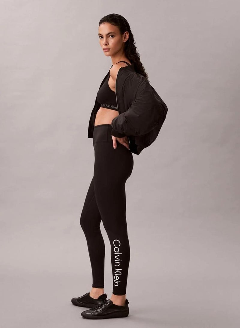 CALVIN KLEIN Quick-Dry High-Rise 7/8 Gym Leggings - Image 1