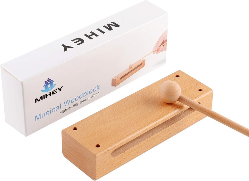 MGTECH Musical Wood Block Percussion Instrument - Image 1
