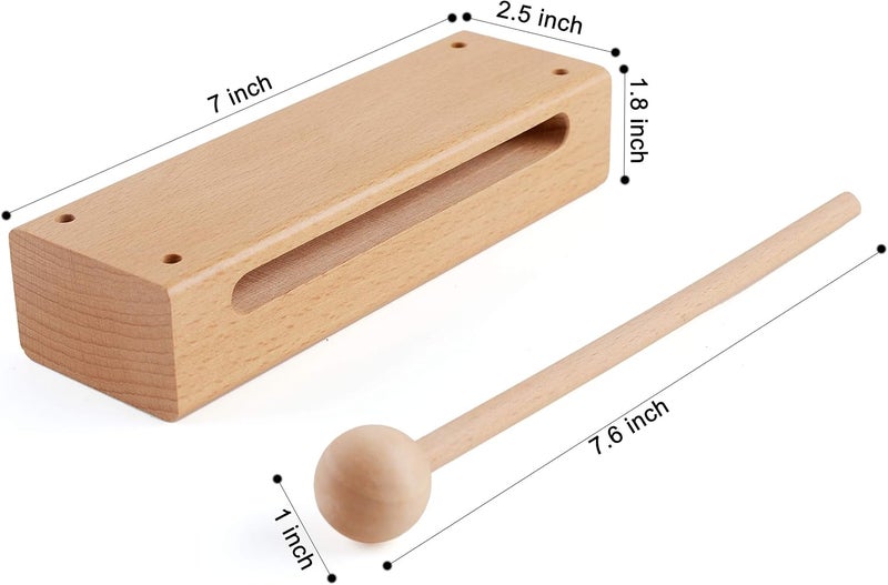 MGTECH Musical Wood Block Percussion Instrument - Image 3
