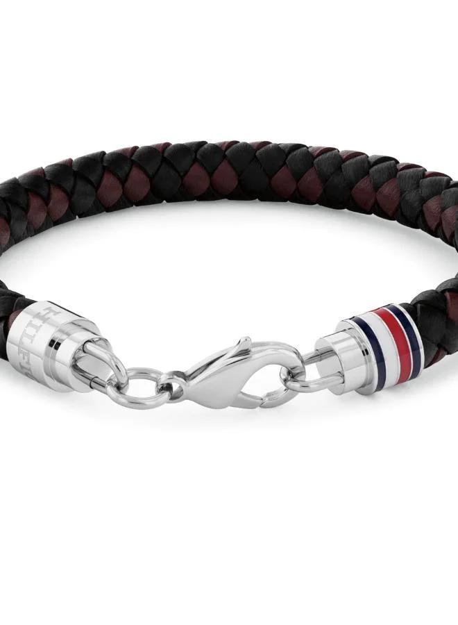 تومي هيلفيغر Leather Bracelet