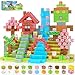 EchoPlan Magnetic Blocks 100PCS Magnetic Building Blocks to Build a 3D World Sensory Construction Stacking Magnet Blocks Toy for Kids Ages 3 Boys and Girls Christmas Birthday Gifts - Image 3