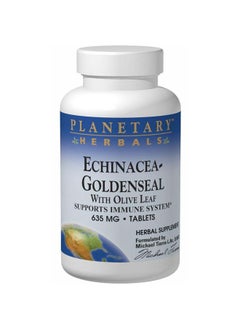 PLANETARY HERBALS Planetary Herbals Echinacea-goldenseal With Olive Leaf, 635 mg, 30 Tablets 