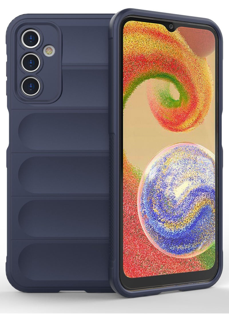 جولدن ماسك جولدن ماسك سامسونج جلاكسى اية 14/اية 14 5جى (Samsung Galaxy A14 4G / A14 5G) جراب ماجيك كيس كفر حماية للهاتف - (ازرق داكن)  - Image 1