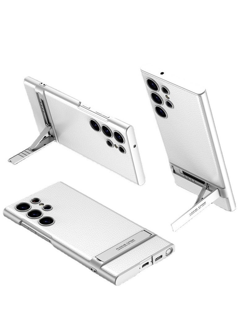 general حافظة لهاتف سامسونج جالاكسي S23 الترا/S23 بلس/S23، حافظة مضادة لبصمات الأصابع مع دعم الشحن اللاسلكي وحامل، حافظة منسدلة لكامل الجسم - Image 1