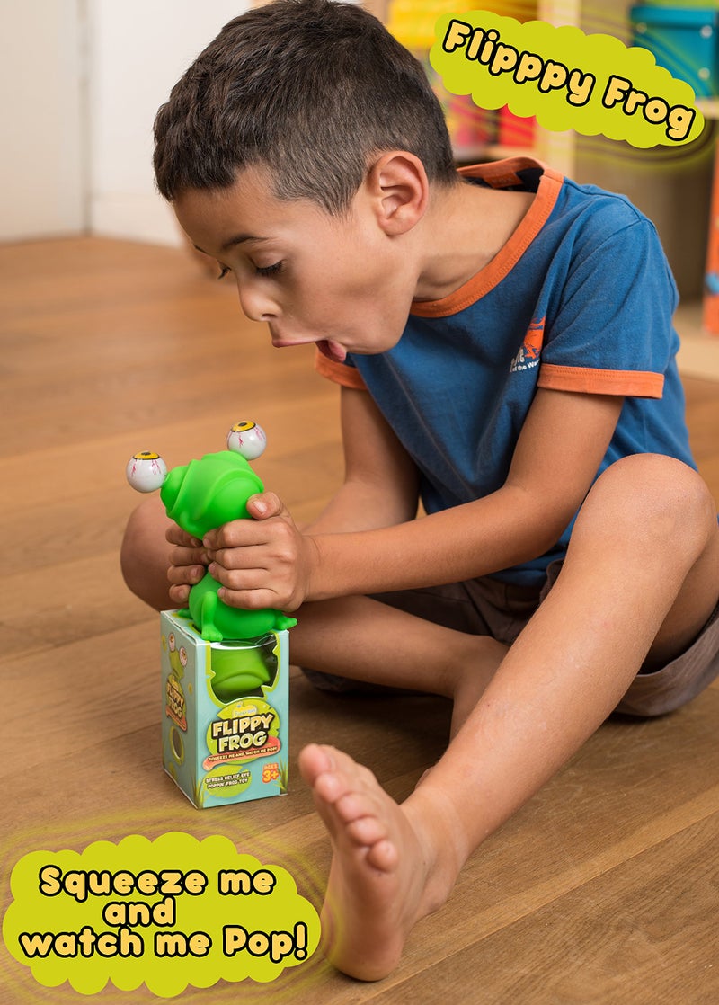 IPIDIPI TOYS Flippy Frog Squishy Eye Popping - Halloween Squishy Toys for Trick or Treat - Fun Fidget Toy, Birthday Party Favors, Halloween Goodie Bag Stuffers for Boys and Girls - Image 4