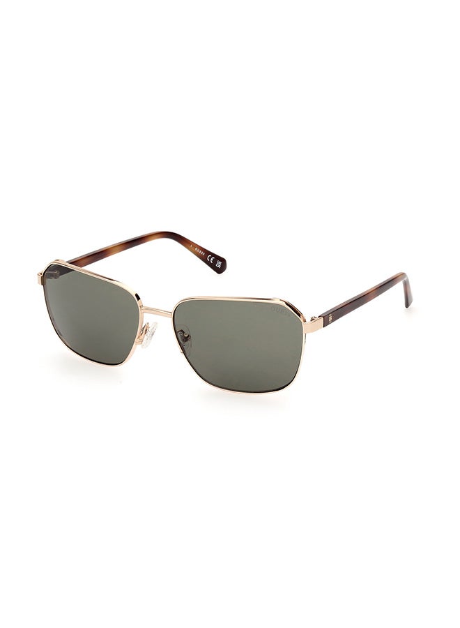 GUESS Men's UV Protection Rectangular Sunglasses - GU0011732N57 - Lens Size: 57 Mm - Image 1