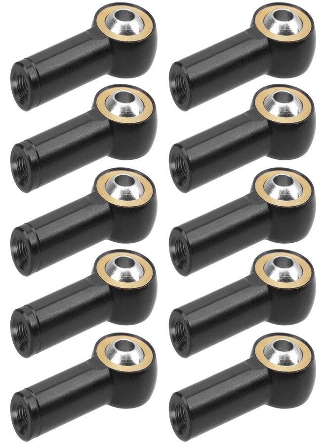 Vgoohobby 10Pack Vgoohobby Aluminum CW CCW M3 Link Rod Tie Rod End Ball Head Joint Holder 26mm Compatible with Axial Redcat HSP Traxxas HPI 1/10 RC Car Truck DIY Robot Boat Airplane (Black) - Image 2