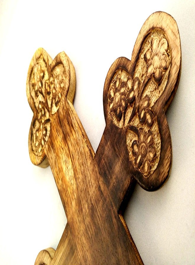 Iconsgr Handmade Christian Greek Orthodox Wood Carved Cross / 1a - Image 4