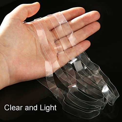 JZTang 20 Pcs Clear Large Rubber Bands 10 Inch Hardly Degrade TPU Elastic Bands Heavy Duty Rubber Bands for Wrapping and Fixing - Image 3