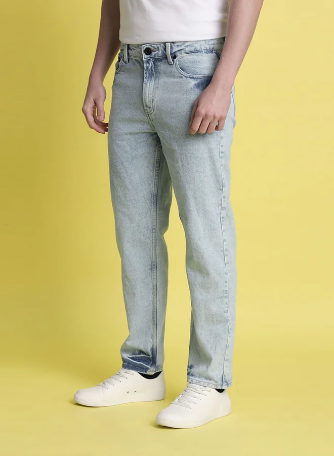 ستايلي Men Relaxed High Faded Jeans By Bene Kleed