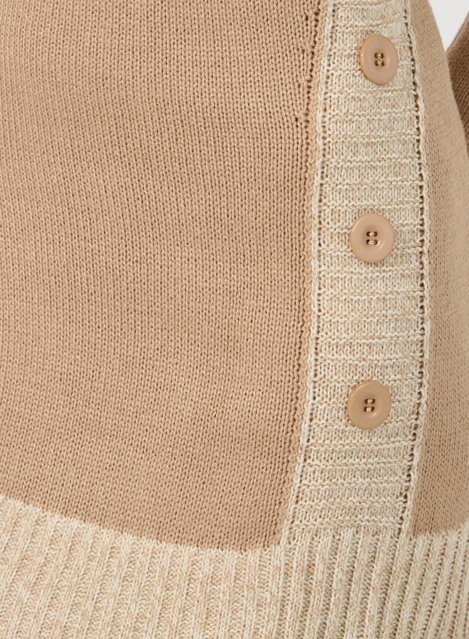 Styli Shawl Collar Dress  - Image 3