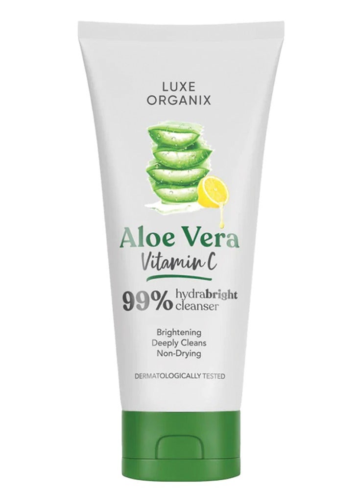 LUXE ORGANIX Aloe Vera Vitamin C Hydrabright Cleanser 120ml 