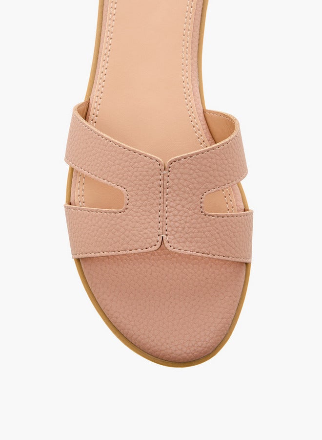 Celeste Women's Cutout Detail Slip-On Sandals  - Image 4