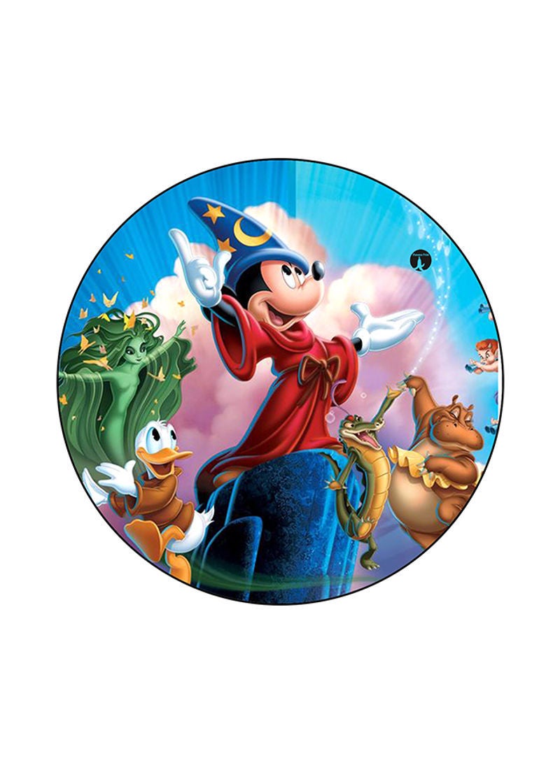 RKN The Anime Naruto Printed Round Mouse Pad Multicolour