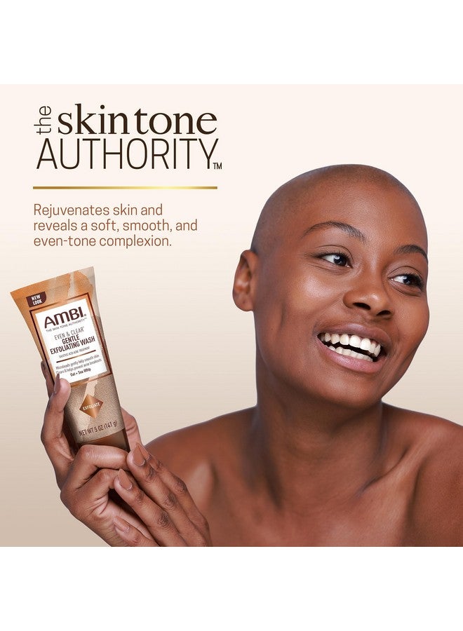 ambi Even & Clear Gentle Exfoliating Wash I With Oat And Sea Whip ; Salicylic Acid Acne Treatment ; Helps Clear & Prevent Breakouts ; Exfoliates To Help Smooth Skin Tone & Texture ; 5 Ounce - Image 4