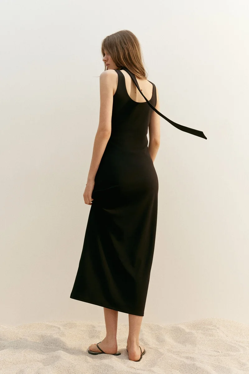 H&M Bodycon dress with scarf