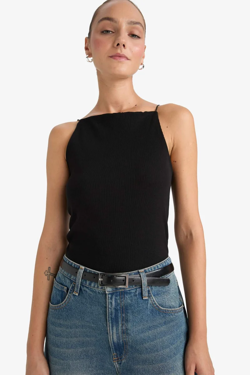 DeFacto Ribana V-Neck Tank Top
