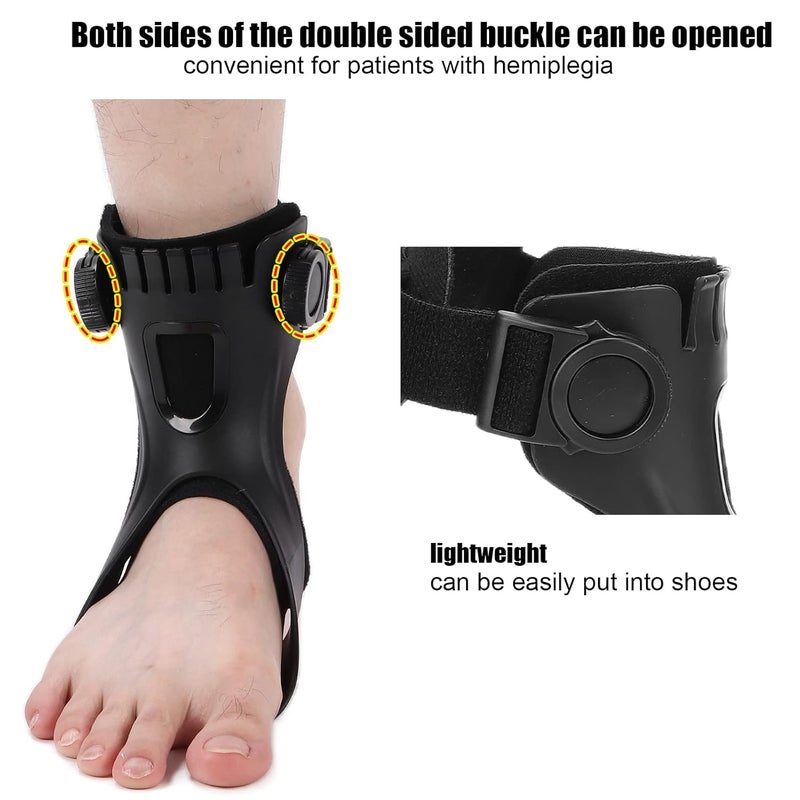 klarako AFO Ankle Brace,  Drop Foot Brace Orthosis Foot Drop Orthosis AFO Ankle Brace for Hemiplegia Stroke Shoes Walking(L-Right) - Image 2