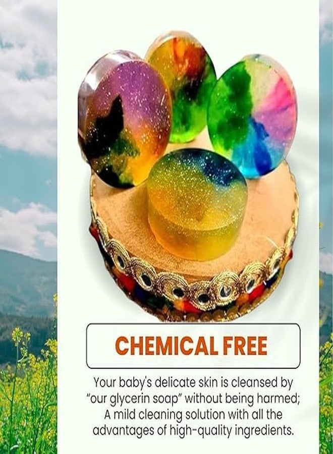 Aura By Sciian Glycerin Soaps 100g | Soaps for Bath | For Soft,Glowing Skin | Natural with Essential Oils | Paraben-Free Body Bar for Winter | Suitable for All Skin Types - Image 5