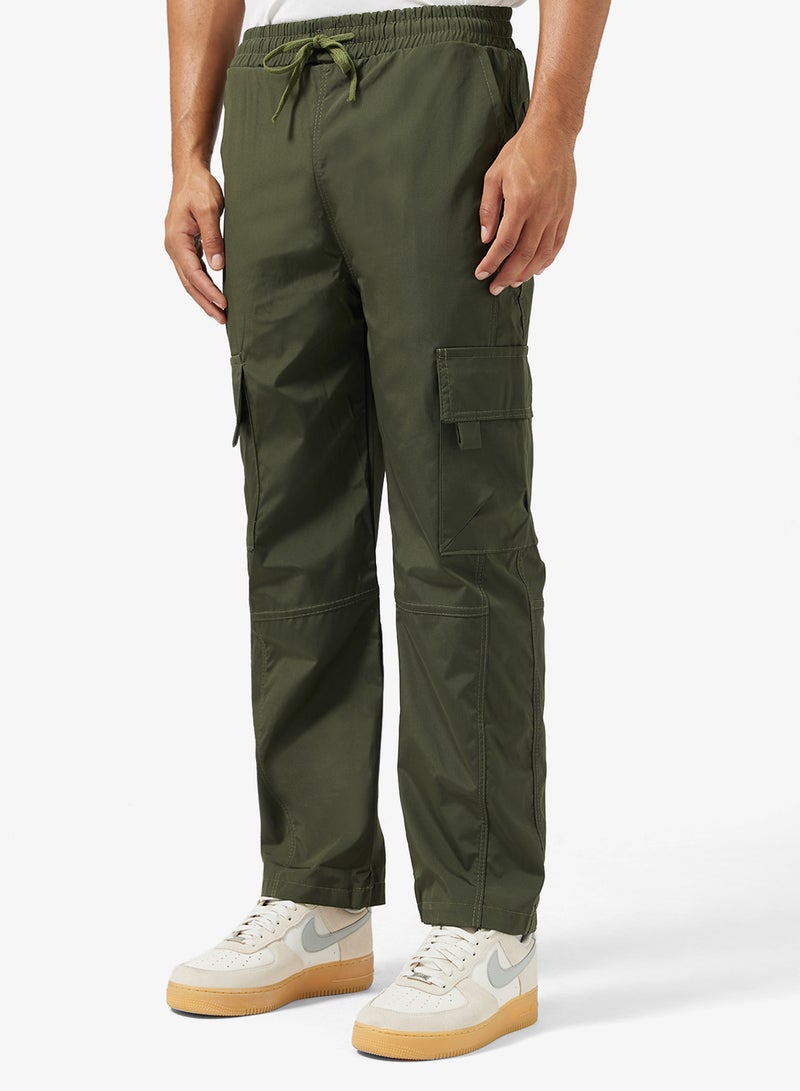 سفنتي فايف بنطلون كارجو واسع برباط - Image 1