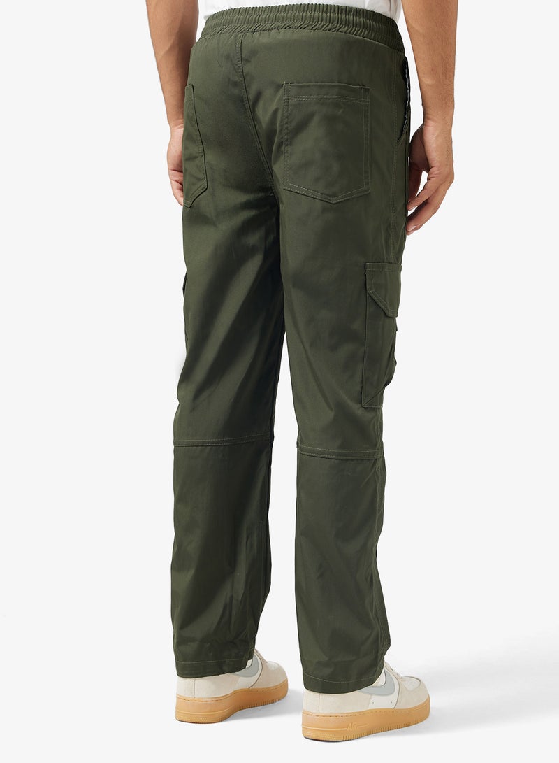 سفنتي فايف بنطلون كارجو واسع برباط - Image 3