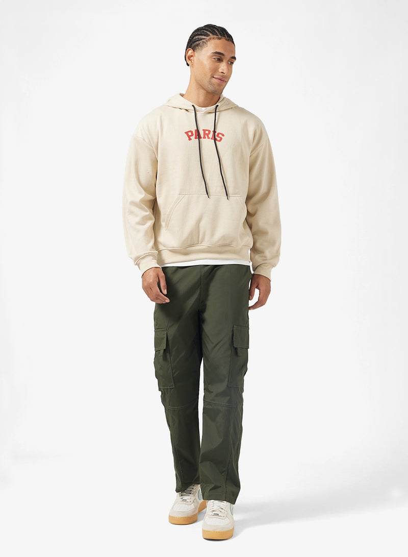 سفنتي فايف بنطلون كارجو واسع برباط - Image 2