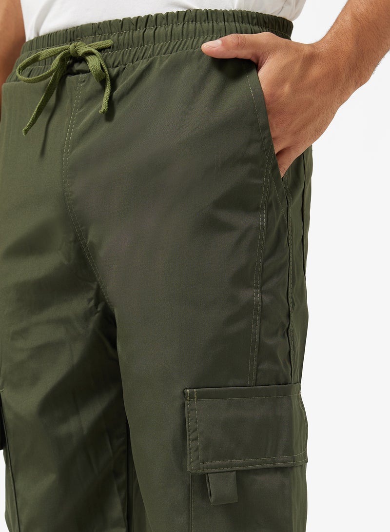 سفنتي فايف بنطلون كارجو واسع برباط - Image 4