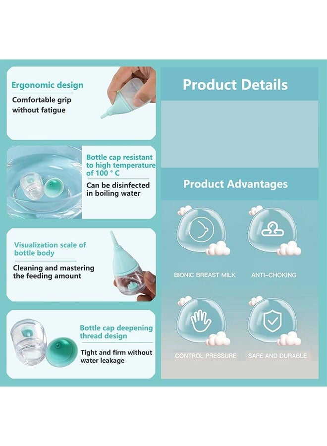 ZVEV Pet Nursing Bottle, Nursing Bottle Kits, Replacement Nipple Mini Cat Feeding Bottle for Newborn Kittens, Puppies, Rabbits, Small Animals, Squirrelï¼Pinkï¼ - Image 4