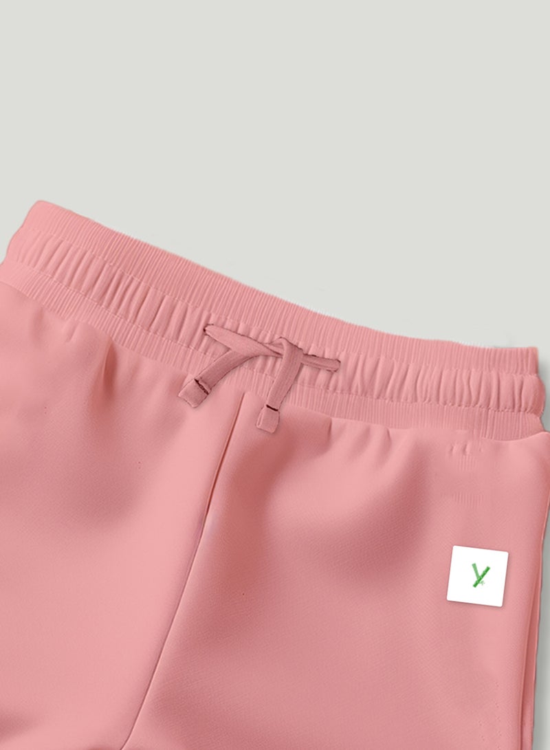 LUAY Unisex 100% Bamboo based Ultra-Soft fabric Sweat Pant_Peach  - Image 3