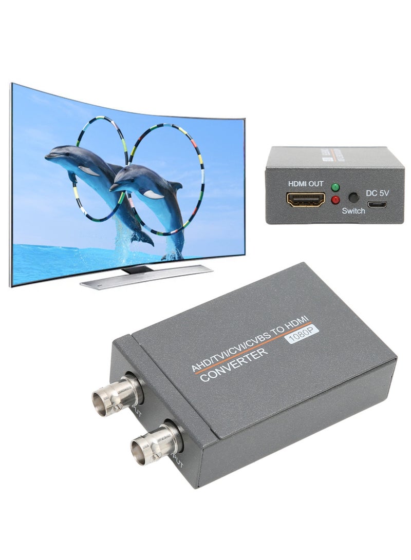 AHD TVI CVI CVBS to HD Multimedia Interface Converter Full HD 720P 1080P 3MP 4MP 5MP 8MP BNC to HD Video Adapter - Image 3