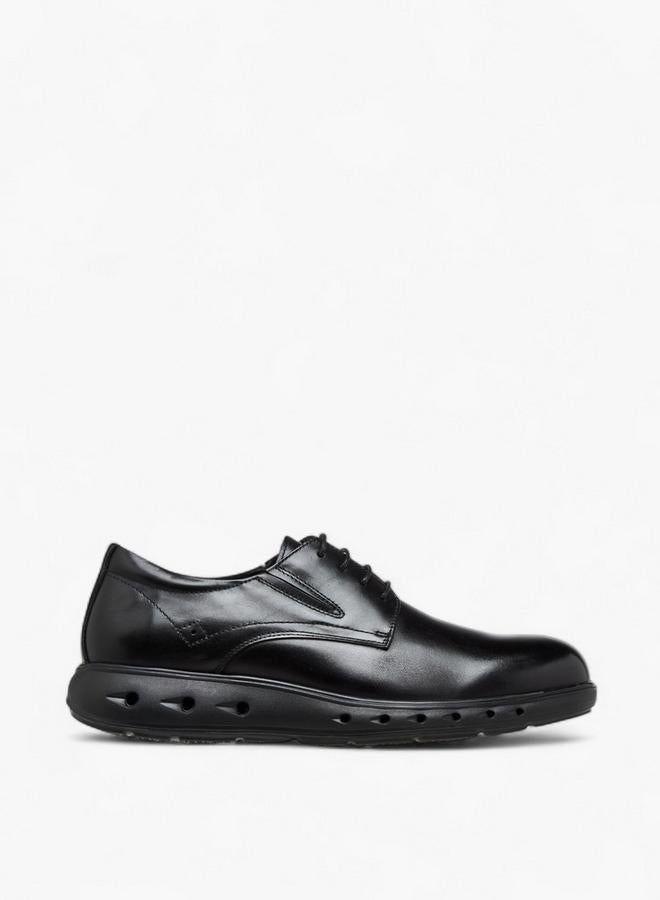 Le Confort Solid Lace-Up Derby Shoes - Image 2