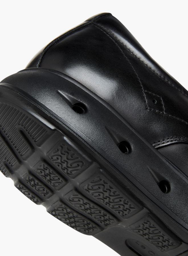 Le Confort Solid Lace-Up Derby Shoes - Image 5