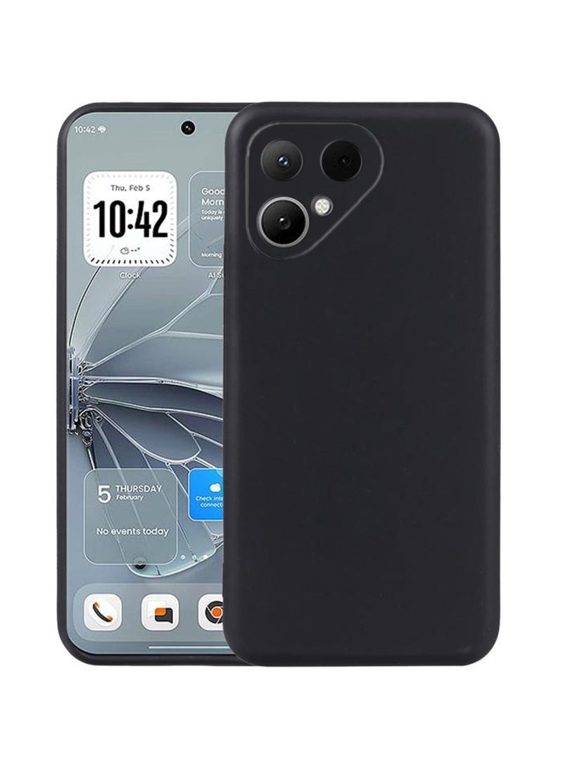 Wtech Tecno Pova Curve 2 5G 2026 Premium Soft Liquid Silicone Case Cover (MCRPSN) - Black & Tecno Pova Curve 2 5G 2026 Premium Curved Edges UV Full Glue Full Cover Tempered Glass Screen Protector (MSGUCN) - Clear Bundle - Image 2
