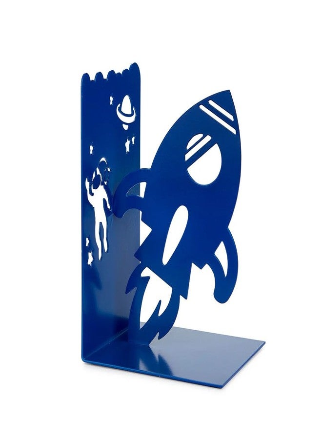Balvi Bookend Space Walk Blue Colour Inspired by an Adventurous Journey into Space Metal - Image 5
