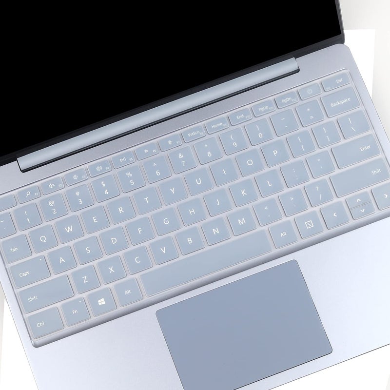 MUBUY-GOL غطاء لوحة مفاتيح لجهاز Microsoft Surface Laptop Go 12.4"، 12.4" Surface Laptop Go 3 (2023)، 12.4" Surface Laptop Go 2 (2022)، 12.4" Surface Laptop Go (2021 2020) (لا يناسب Surface Go 10.5") - شفاف - Image 4