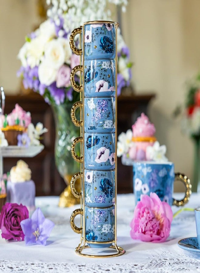 Bialetti - Bridgerton Stackable Mugs, Set of 6 - Official Netflix License - Image 3