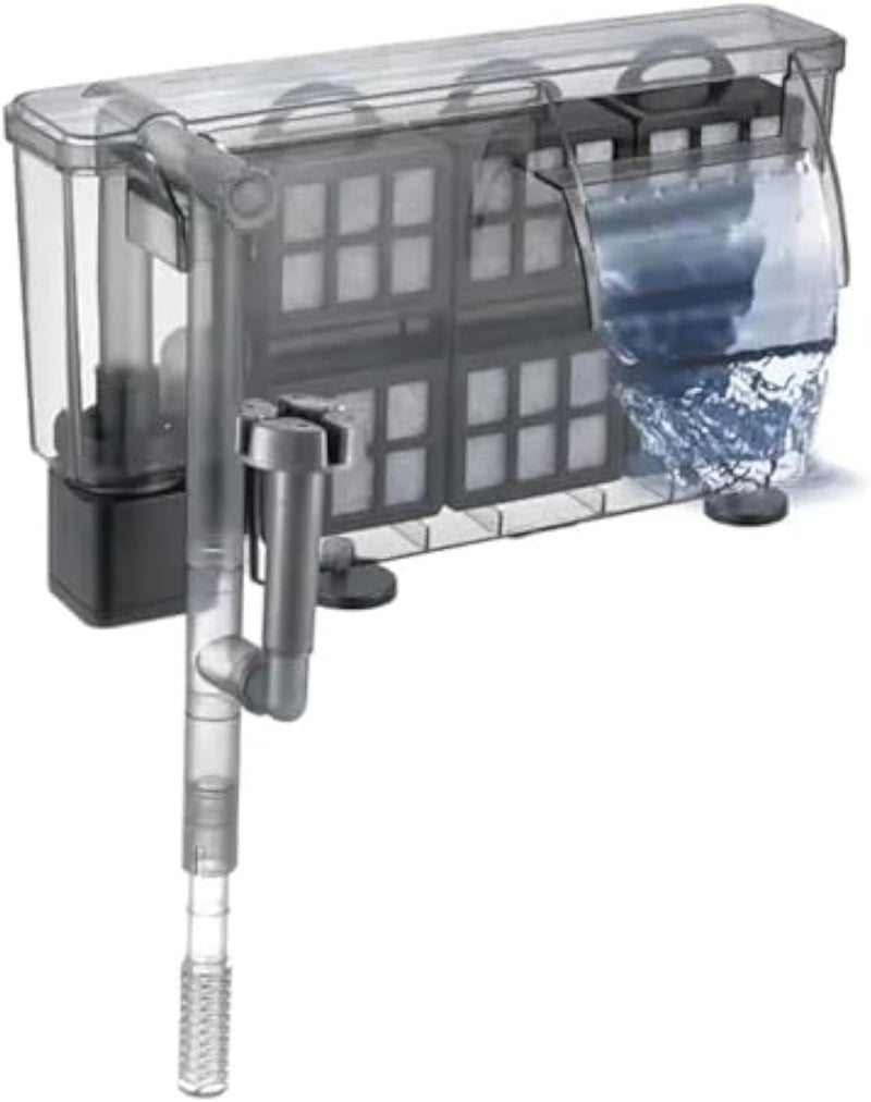 Meridian WaterBear Marine Blue External Hang-On Aquarium Filter – 750 L/h (MB‑405, 10 W) for Freshwater & Planted Tanks - CT - Image 1