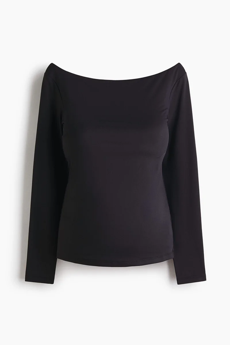 H&M  MAMA Boat-neck top for Women | Best Price UAE