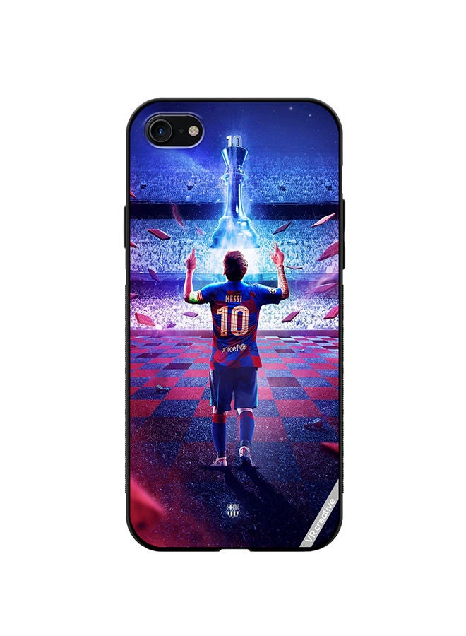VR CREATIVE Protective Case Cover For Apple iPhone SE (2022) Messi Design Multicolour - Image 1