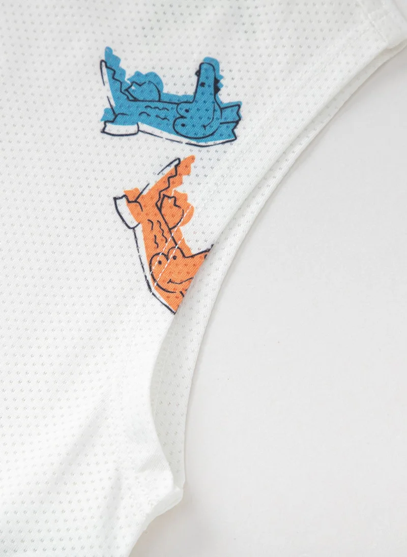 Balabala Toddler Boy Knit short sleeve suit