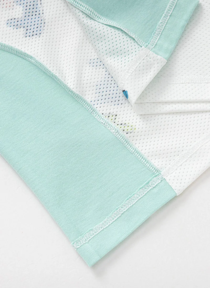 Balabala Toddler Boy Knit short sleeve suit
