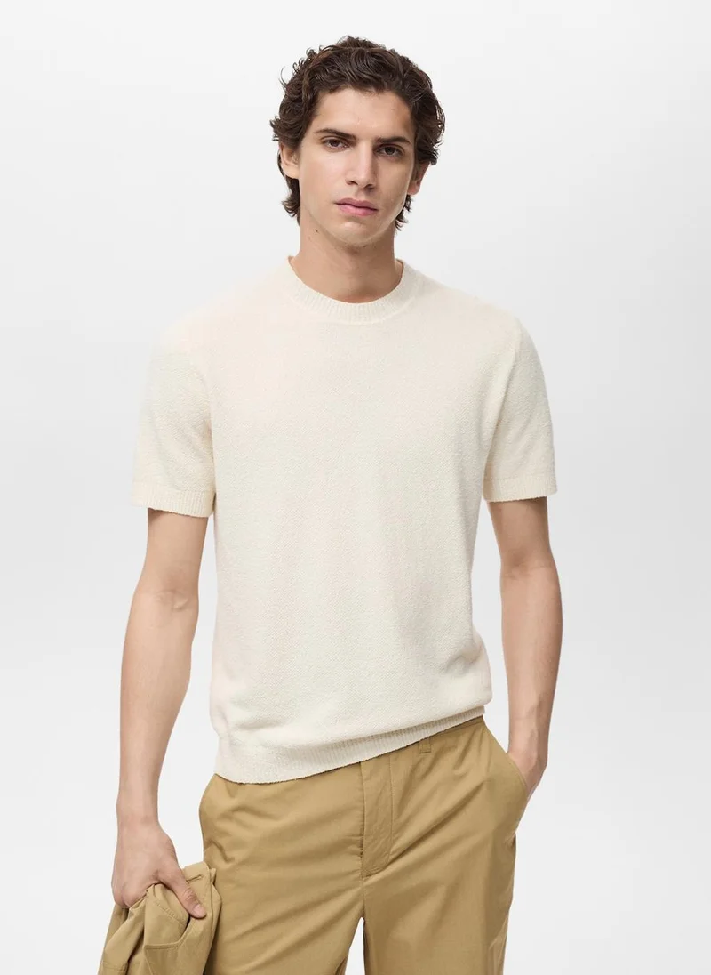Mango Man Curcuma Crew Neck T-Shirt