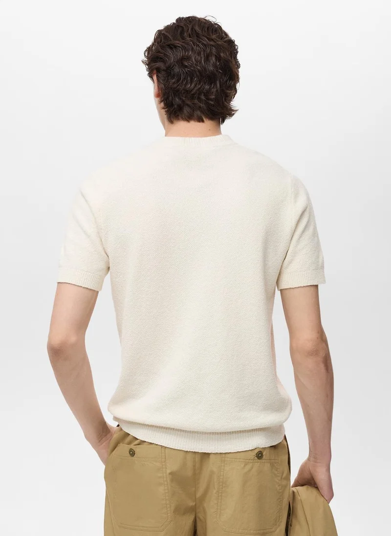 Mango Man Curcuma Crew Neck T-Shirt