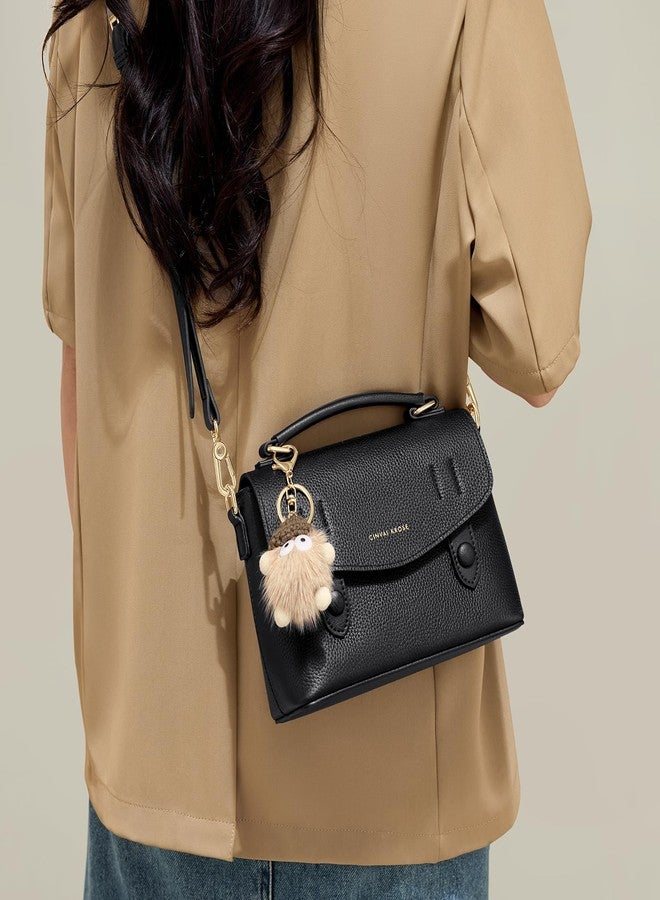 CinvaiKrose Crossbody Bags For Women, Leather Handbags For Women, For Two Carrying Styles With Charms - Image 2