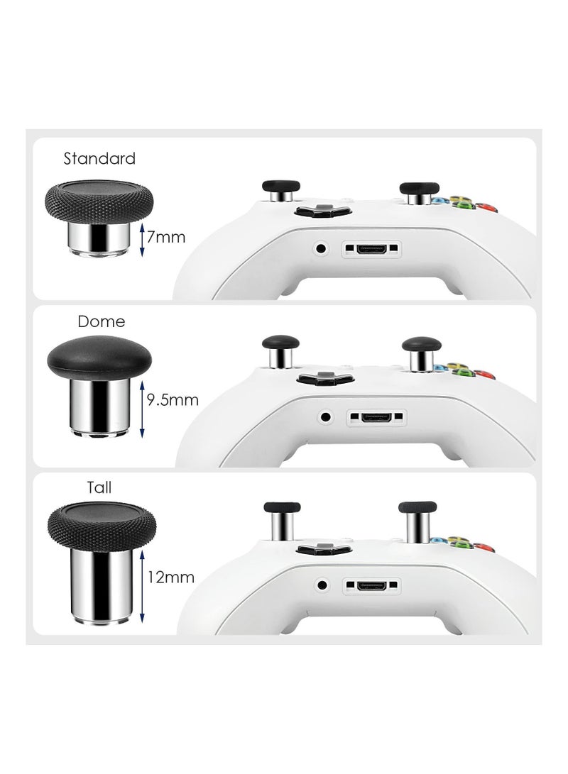 Y&D 8 in 1 Metal Controller Thumbsticks Buttons Grip Mod Replacement Kit & T8 Cross Screwdrivers Repair for PS5 Controller, Xbox One S/Elite - Image 4