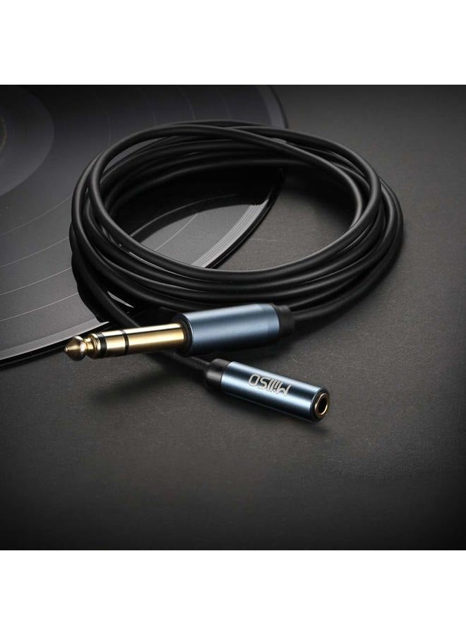 MillSO 1/4 to 3.5mm Headphone Adapter (10 Feet) TRS 6.35mm 1/4 Male to 3.5mm 1/8 Female Stereo Jack Audio Adapter for Amplifiers, Guitar Amp, Keyboard Piano, Home Theater, Headphones - Image 2