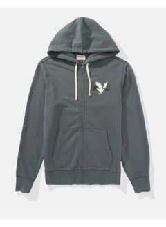 American Eagle AE Logo Graphic Zip-Up Hoodie  - Image 3