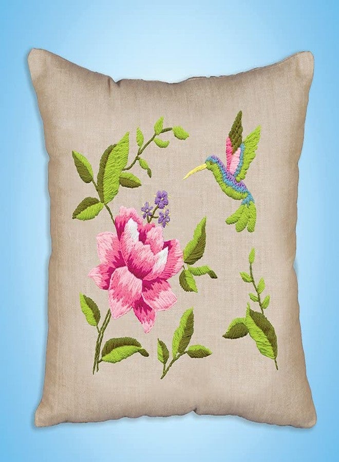 DesignWorks Ink Hummingbird Crewel Pillow Kit